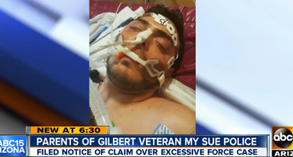 Arizona cops used Tasers to cruelly shock veteran with PTSD until his heart stopped: family
