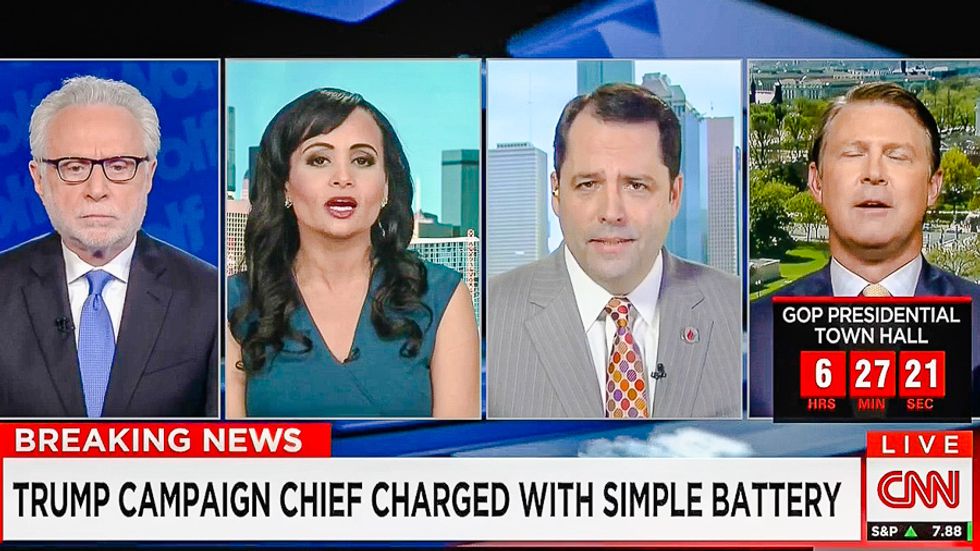 Cruz and Trump aides battle on CNN over whether Trump campaign manager's attorney 'bit a stripper'