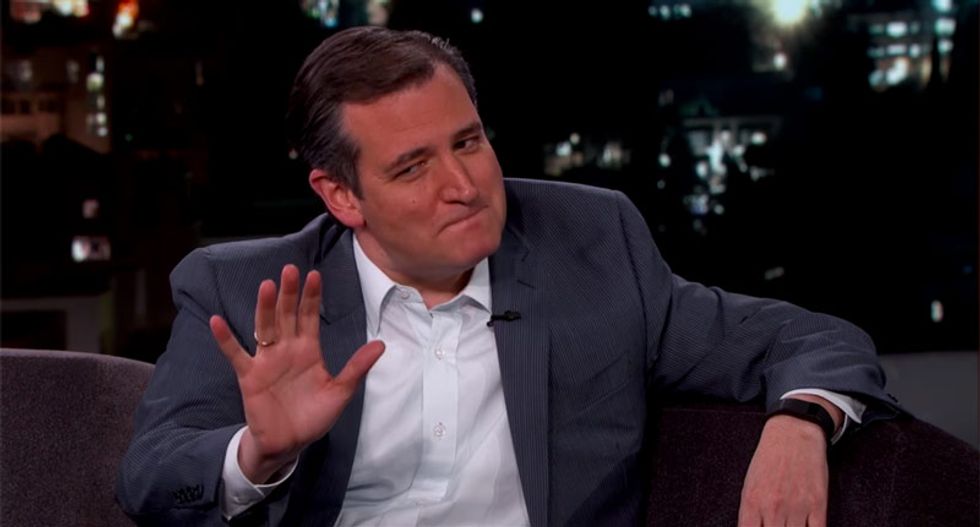 Ted Cruz admits to Jimmy Kimmel: Okay, maybe I would run over Donald Trump with my car