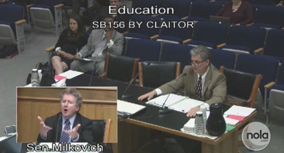 Louisiana state senator insists science has proven creationism over evolution — and he's a Democrat