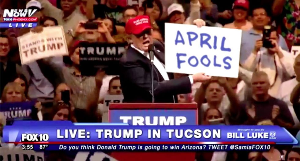 Kimmel reveals 'mind-bogglingly' stupid Trump lovers have been backing an April Fools' joke