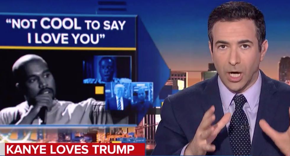Watch MSNBC's Ari Melber gives a surprise defense of Kanye West's newfound love for Trump