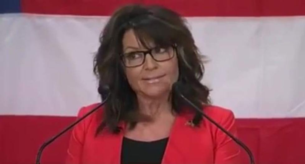 Sarah Palin flops with weird speech about immigrants 'seduced' with 'teddy bears and soccer balls'