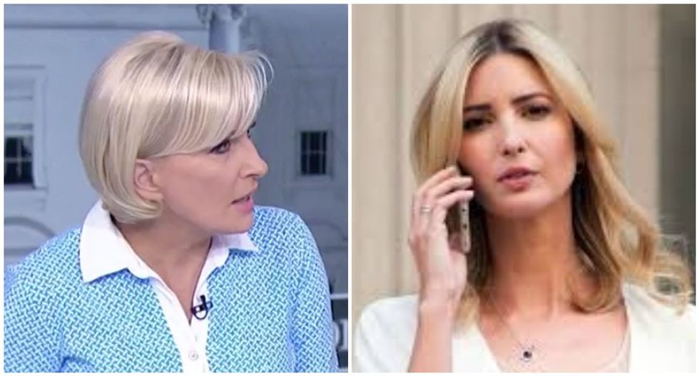 MSNBC's Mika begged Ivanka to speak out against baby jails -- but her response was a 'joke'