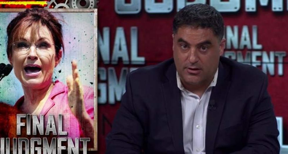 Cenk Uygur mocks Palin's Wisconsin rant: 'She has no f*cking idea what she's saying'