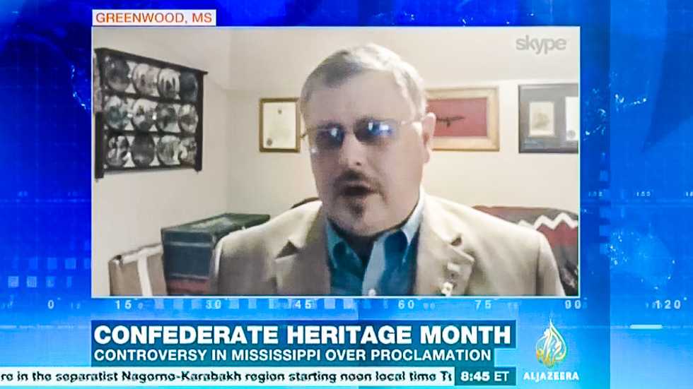 WATCH: Al Jazeera host calls out pro-Confederate ‘commander’ for 'trying to preserve a racist past’