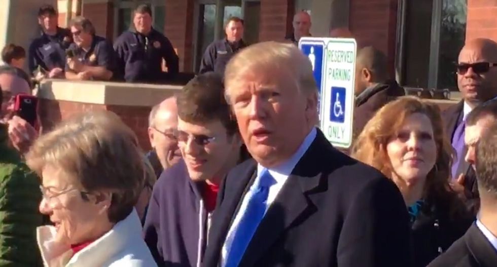 Oops! Trump’s supporter accidentally catches him violating Wisconsin election law