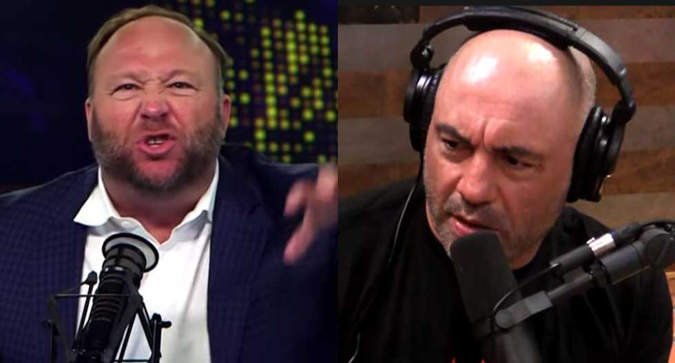 Alex Jones has a public meltdown over Joe Rogan going globalist: ‘I’m coming for you!’