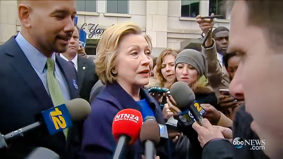 Hillary Clinton: 'I'll take Bernie Sanders over Donald Trump or Ted Cruz any time'