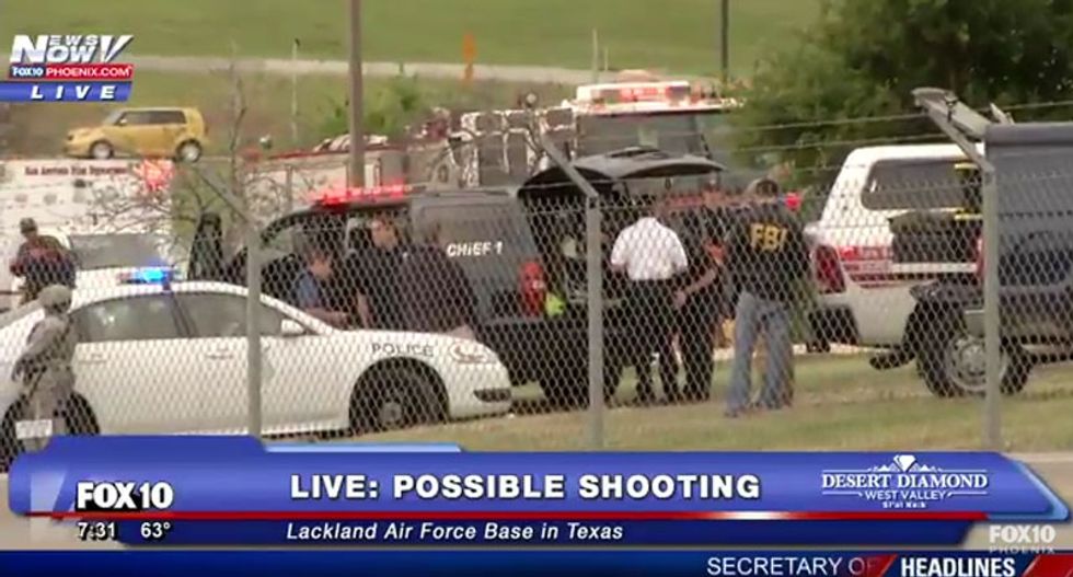 Two killed in apparent murder-suicide at Lackland Air Force Base in Texas