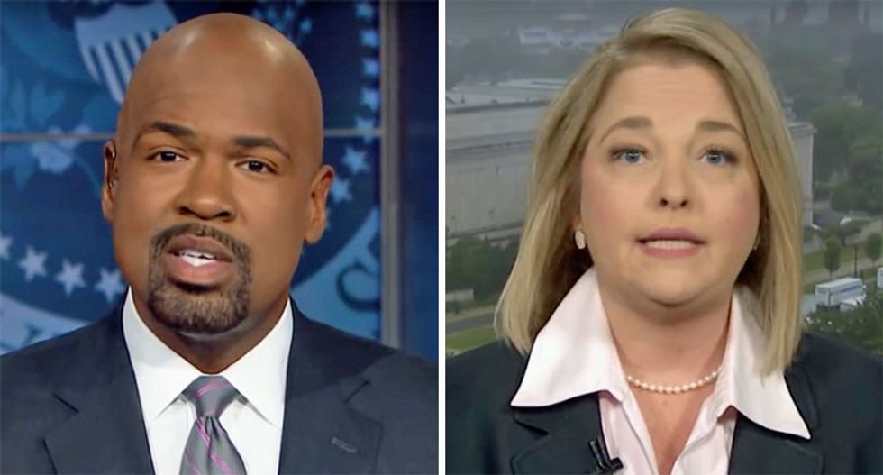 WATCH: CNN anchor asks producer for more time as he brutally fact-checks Trump defender on her immigration lies