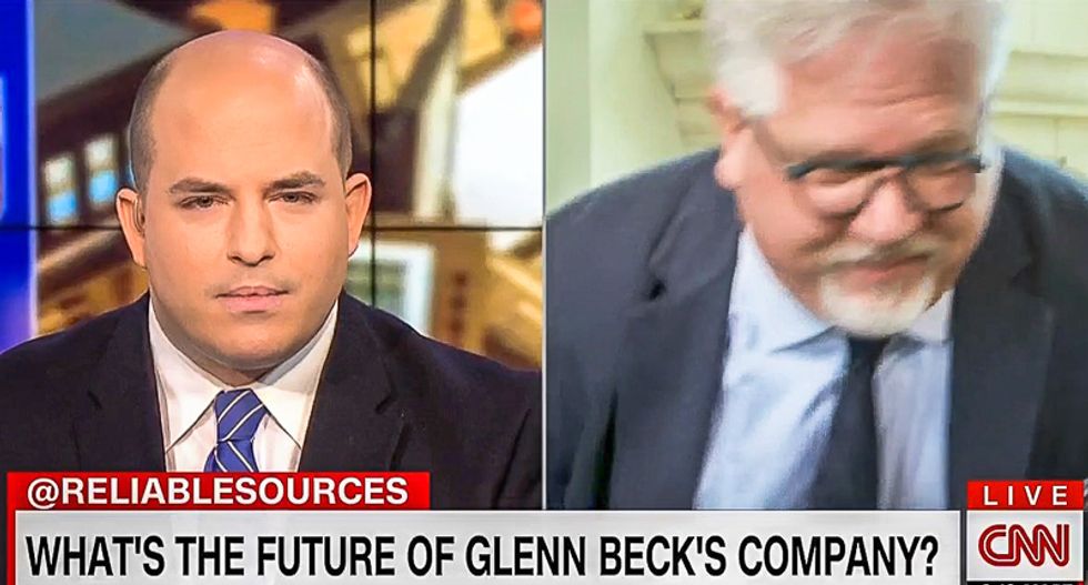 Epic meltdown: Glenn Beck walks out on CNN interview after host asks why his company is 'imploding'