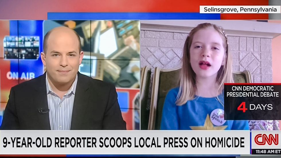 ‘Getting people information’: 9-year-old crime reporter schools CNN on how to do journalism