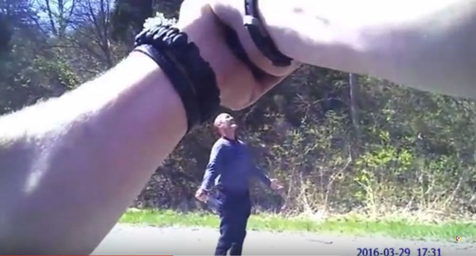 WATCH: Ohio cop shows how to subdue a knife-wielding man begging to die -- without killing him