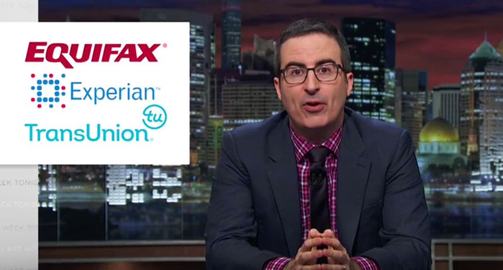 John Oliver destroys credit reporting agencies in his greatest prank yet: ‘Those f*ckers are evil’