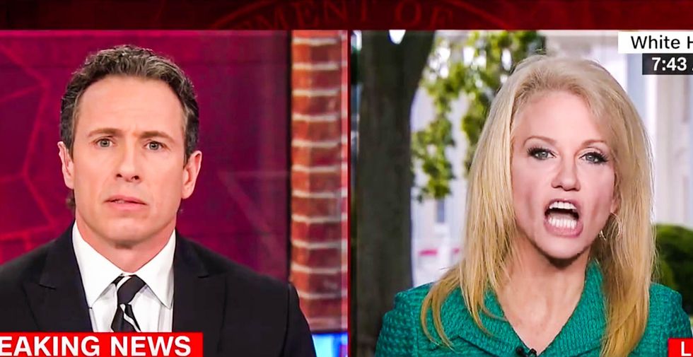 Chris Cuomo stunned as Kellyanne Conway says it's inappropriate to question Trump's Comey firing