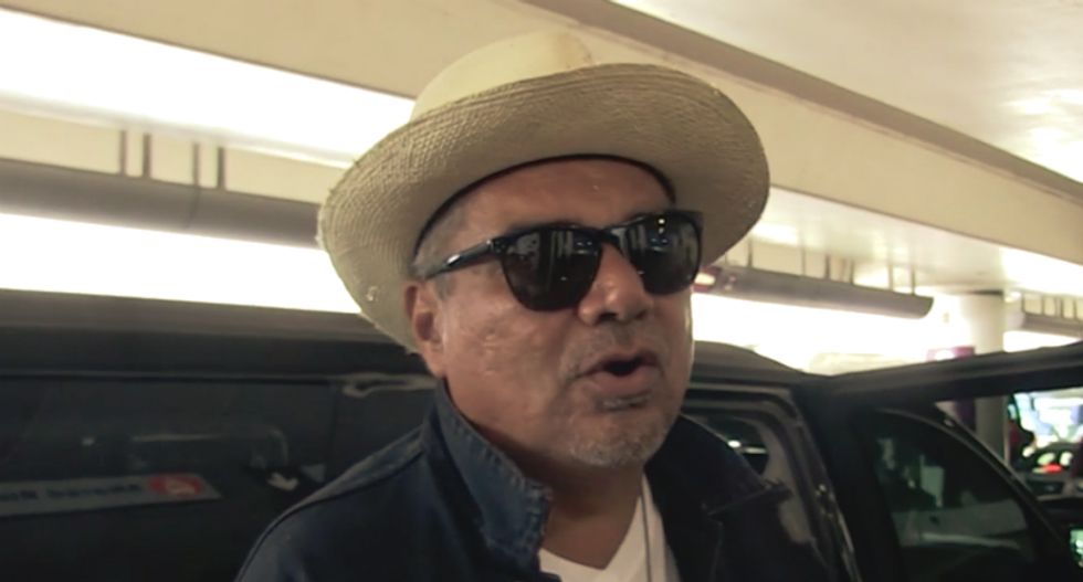 WATCH: Trump supporter tries to pick a fight with comedian George Lopez -- and immediately regrets it