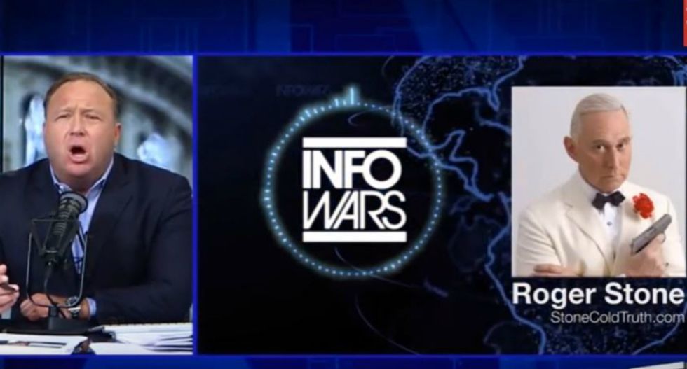 Roger Stone and Alex Jones insist Comey fired for 'violating the chain of command' on Russiagate