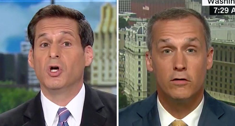 WATCH: Corey Lewandowski threatens to bail on CNN after interview goes off the rails