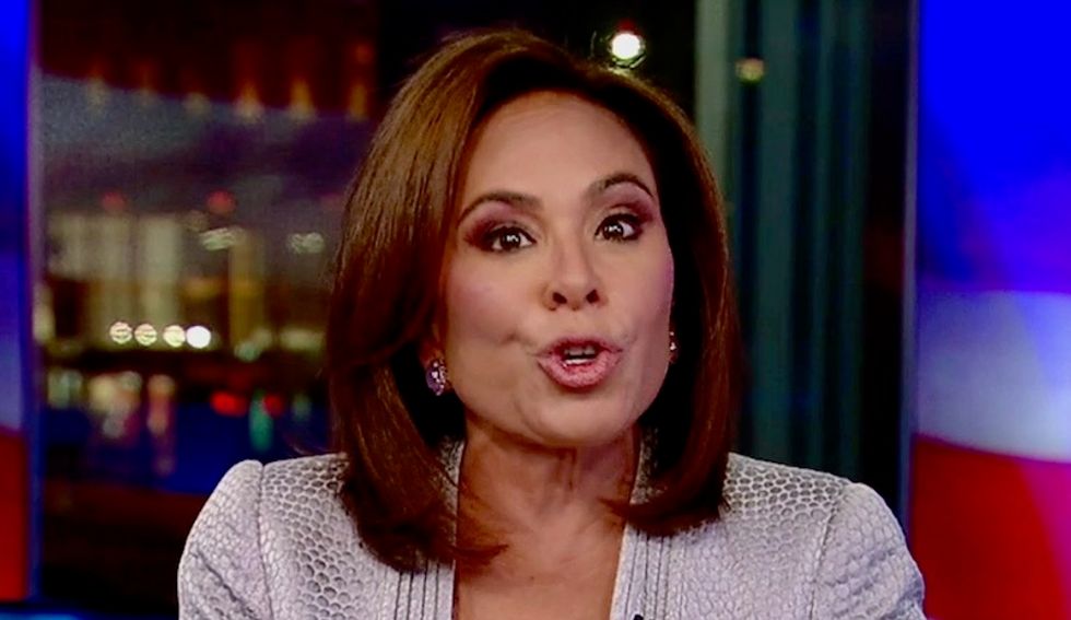 Watch: Fox News' Judge Jeanine slams Jeff Sessions in unhinged conspiracy rant about Comey and Russian uranium