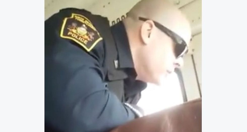 Pennsylvania cop threatens child on school bus: Don't smile or I'll drag you to the f*cking police car