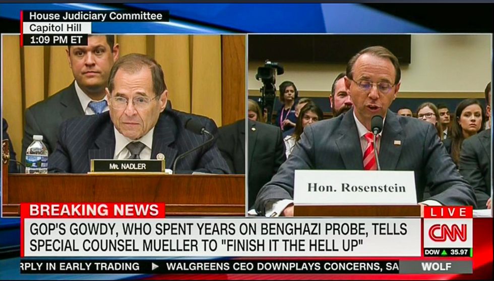 CNN graphic perfectly destroys Trey Gowdy: He spent 'years' on Benghazi before demanding Mueller 'finish the hell up'