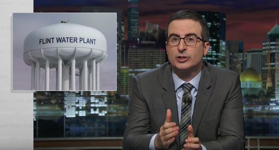 John Oliver exposes GOP's 'bureaucratic f*ckery' over lead poisoning of US kids