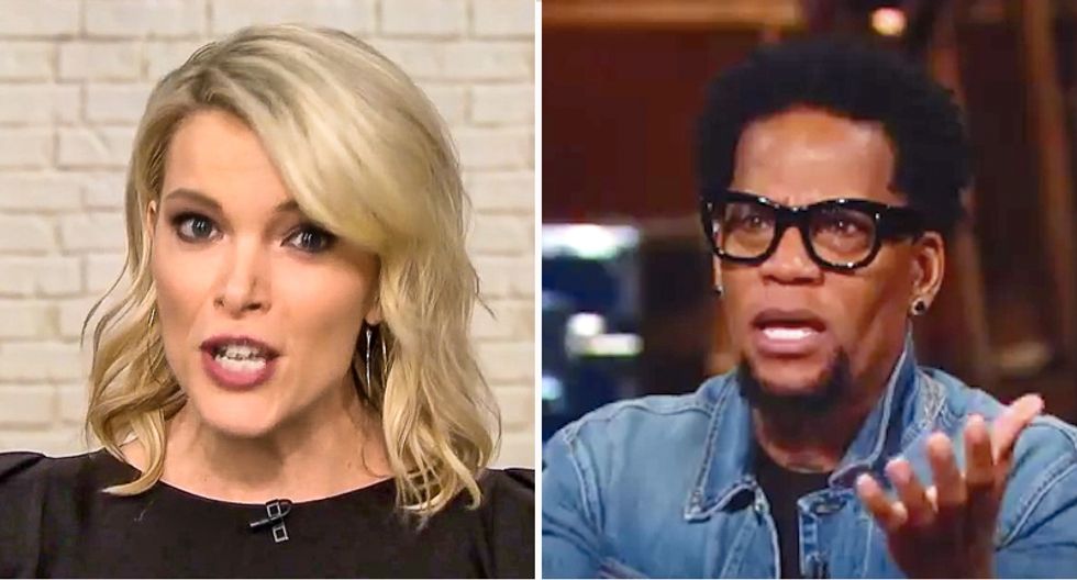 Activist D.L. Hughley uses the 'benign racism' of NBC host Megyn Kelly to explain why cops get away with shooting blacks
