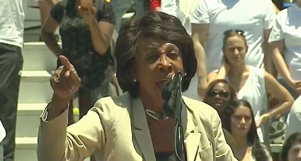 Watch a defiant Maxine Waters blast threatening Trump supporters: 'If you shoot at me, you better shoot straight'