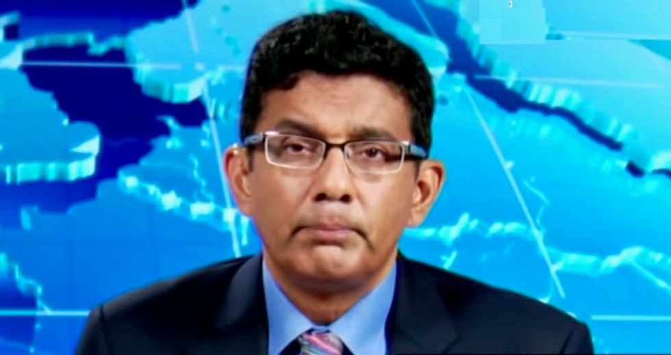 Rightwinger Dinesh D'Souza retweets #BurnTheJews to promote his new movie comparing Trump to Lincoln -- later deletes tweet