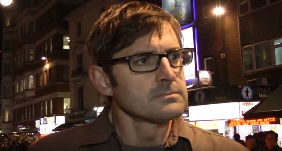 Filmmaker Louis Theroux set a trap for Scientologists -- and turned the results into a movie