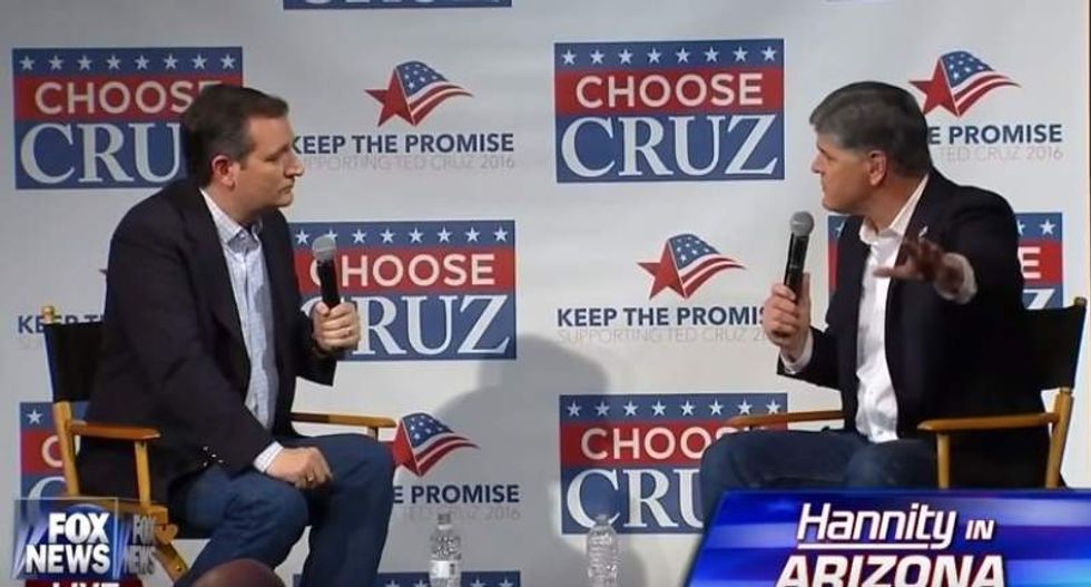 Cruz clashes with Hannity: Not my fault if Trump's campaign can't 'run a lemonade stand'