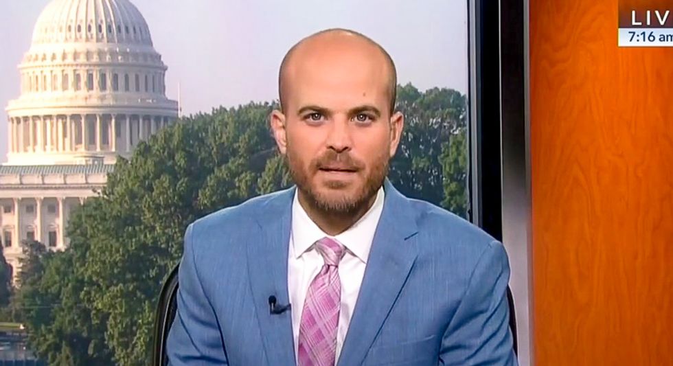 C-SPAN host shames GOP caller to admit his 'fight for our country' is limited to a 'Vote Republican' bumper sticker