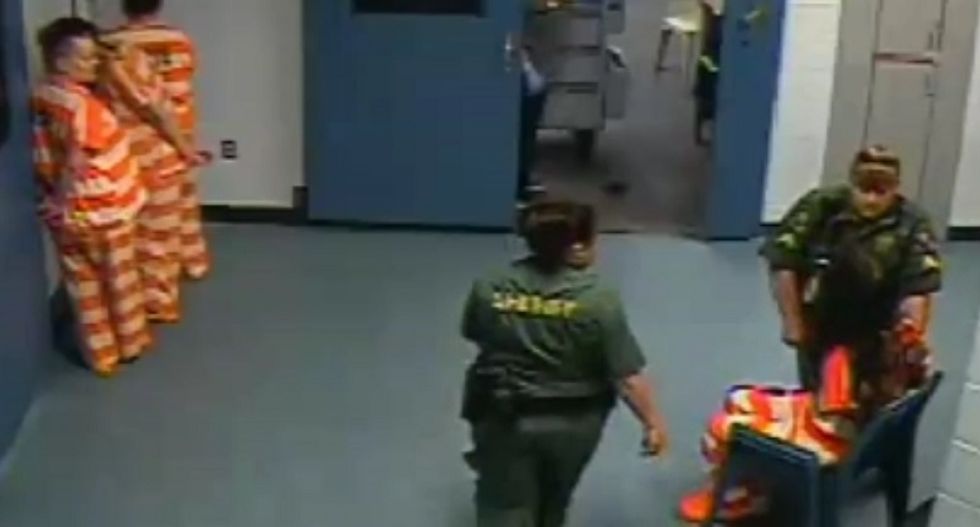 Florida jailer busted for slapping inmate after surveillance footage proves she lied