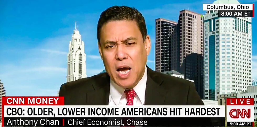 'It's a disaster': Chase Bank chief economist tears Trumpcare to pieces on CNN