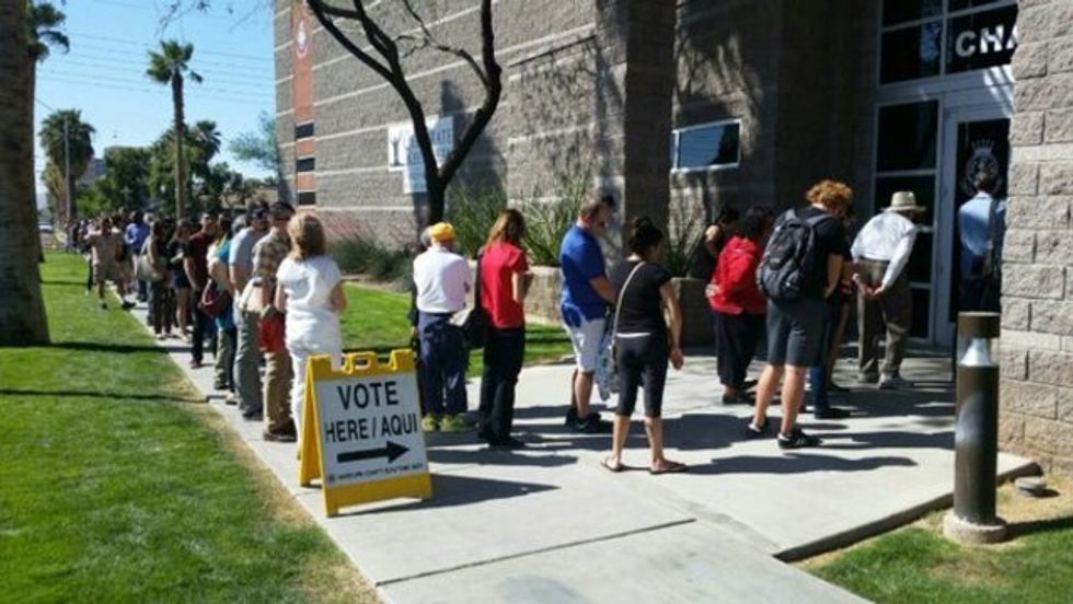 NC GOP boasts of lower black early voter turnout -- and a surge in 'Caucasian voters'