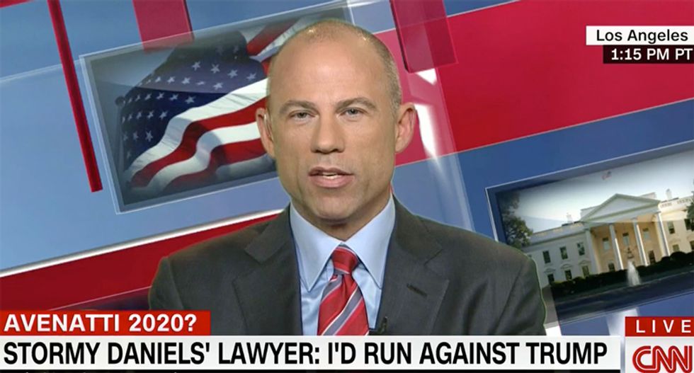 Attorney Avenatti makes pitch for 2020 Trump challenge by daring president to match tax records with him