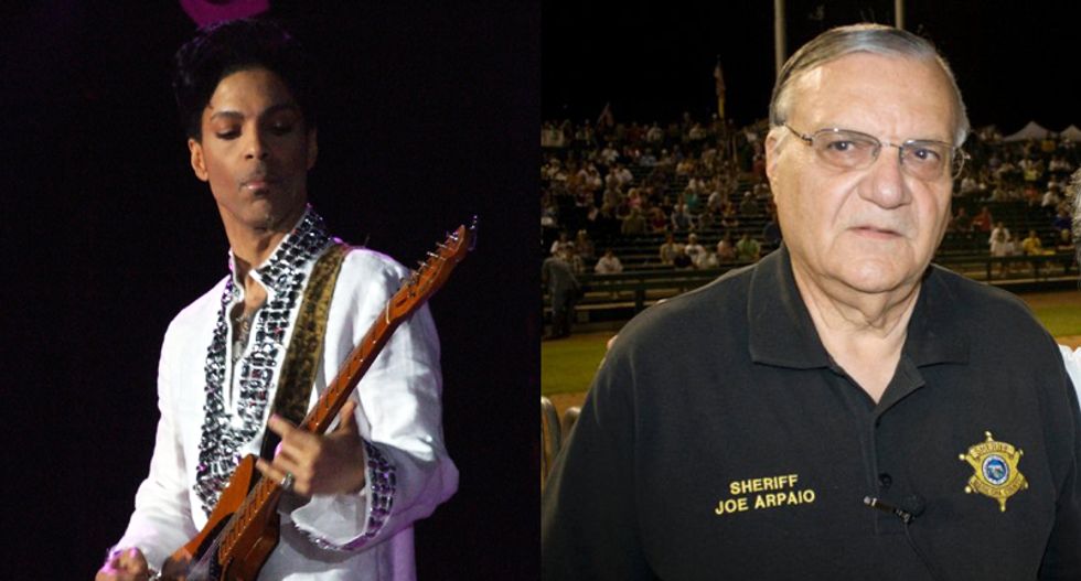 Prince died -- and Sheriff Joe Arpaio had to be an asshole about it