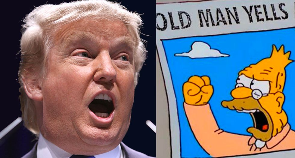 Internet scorches ‘old man’ Trump for ordering immigrant families to ‘get off his lawn’