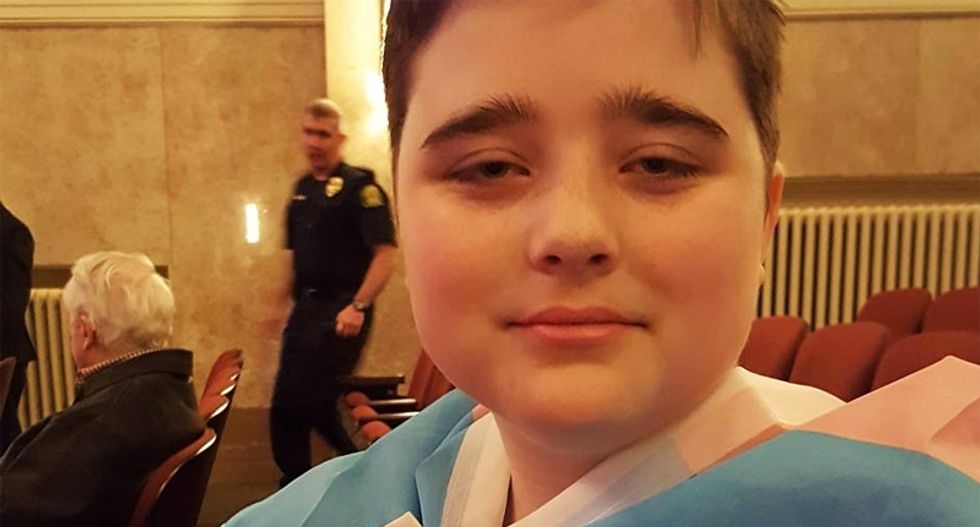 Trans teen and mom grabbed and tossed from Ted Cruz rally in Maryland: They just 'laughed at us'