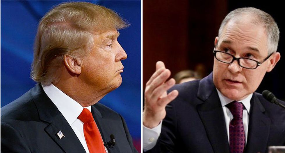 'We'll gladly accept your resignation too': Internet rejoices at Trump announcement of Pruitt resignation