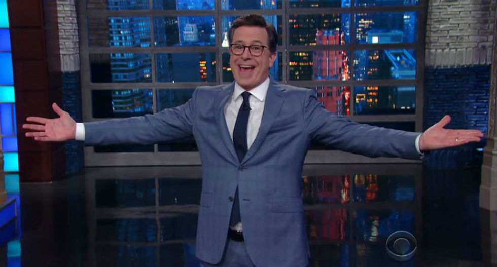 'Coolest mom in sports!': Colbert adorably shouts-out Teresa Kaepernick for standing up to Trump