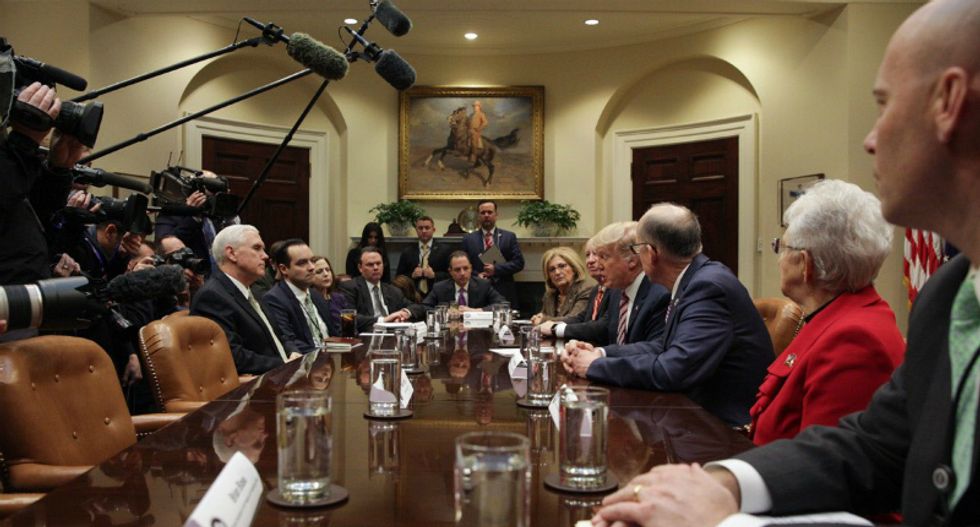White House aides are having fights with each other in front of the president -- and pointing fingers at leakers: report