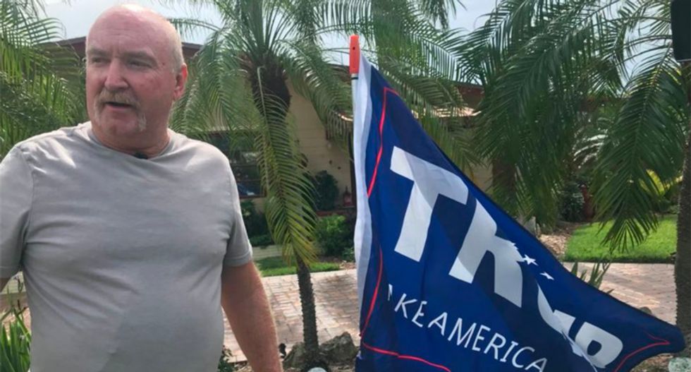 Florida Trump supporter dragged 30 feet by car after fist fight following dispute over Trump flag