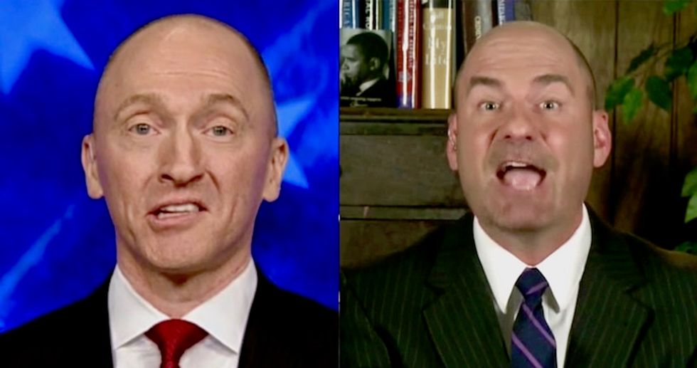 Fox News panel explodes into shouting match after Democratic strategist calls Carter Page a 'useful idiot' to his face