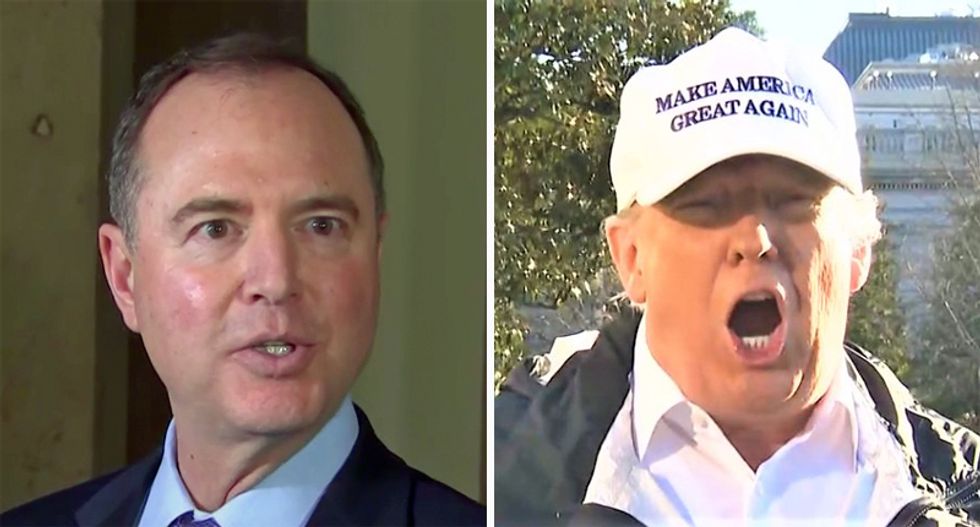 'Nice deflection, Mr President': Adam Schiff busts Trump for trying to blame him for his leaky administration