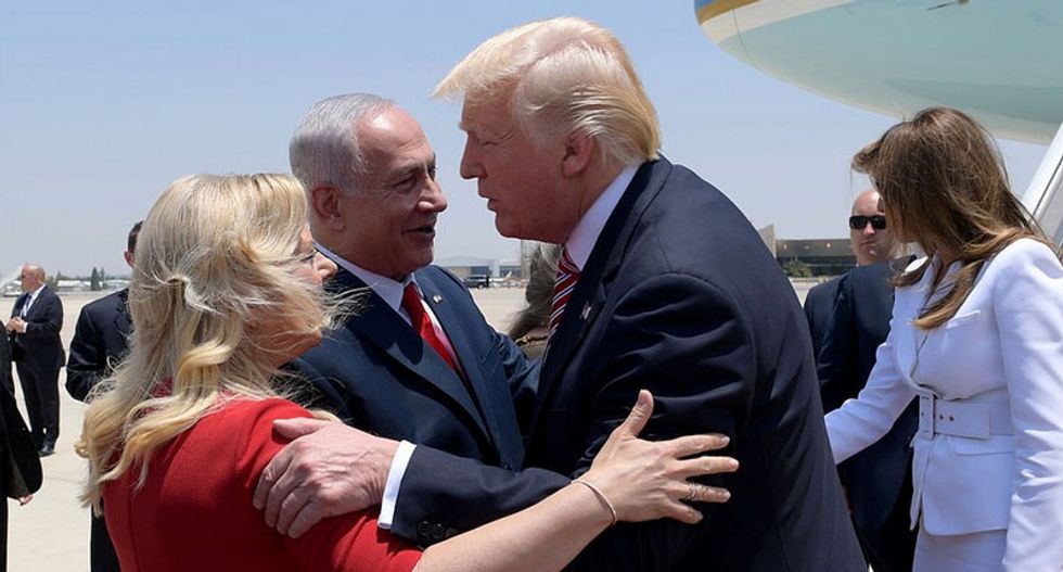 Trump says he's unsure Israel seeks peace with Palestinians