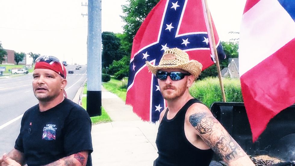 Allen West's editor tortures logic with bizarre analogy comparing immigrants to the Confederate flag