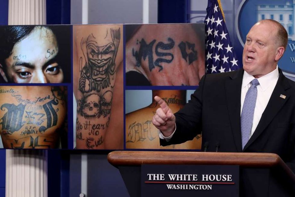 Here's why so many Trump supporters believe the president's lies about gang violence in America