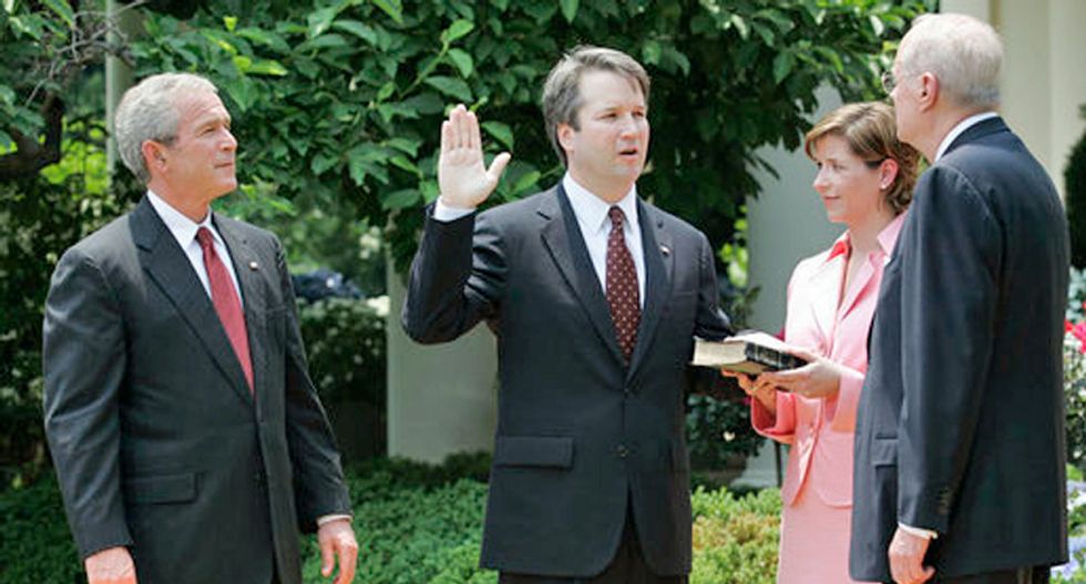 Trump’s Supreme Court finalist Brett Kavanaugh insists indicting president would ‘cripple the federal government’
